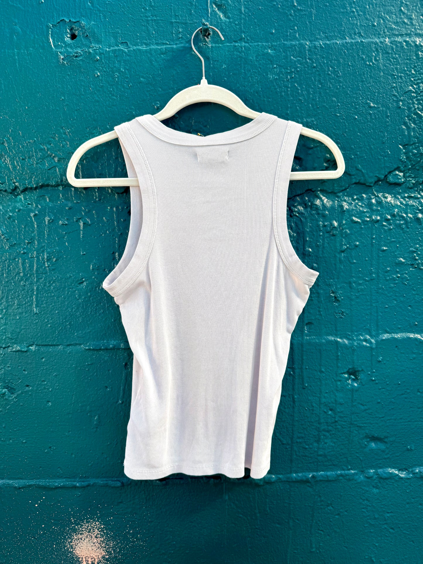 White & Denim Star Tank (S/M)