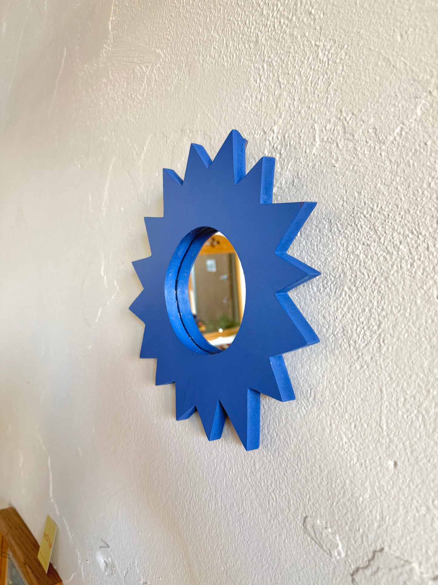 Blue Starburst Mirror