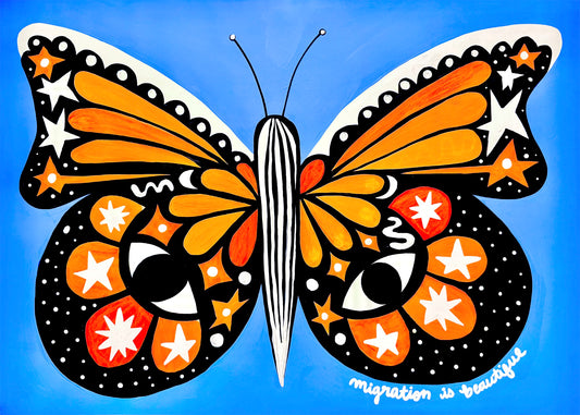 "Migration is Beautiful" 22x30 (for Minnesota)