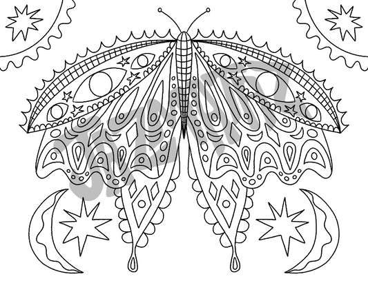 Butterfly Coloring Pages! (printable)