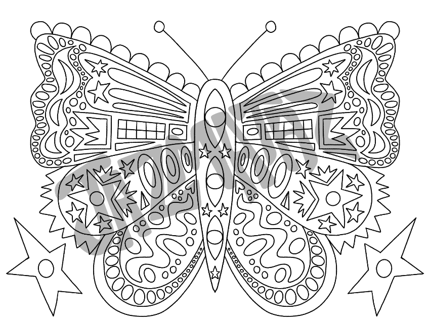 Butterfly Coloring Pages! (printable)
