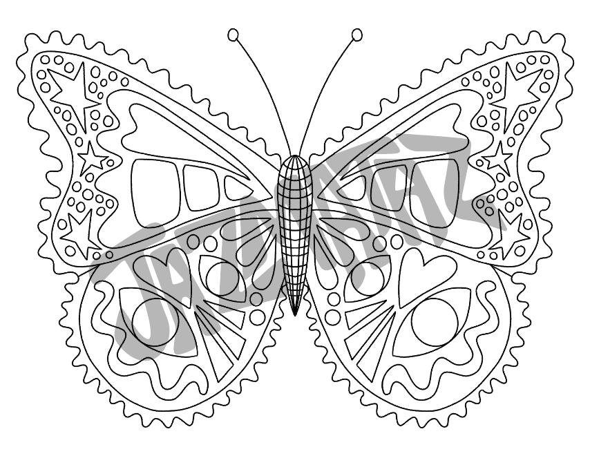 Butterfly Coloring Pages! (printable)