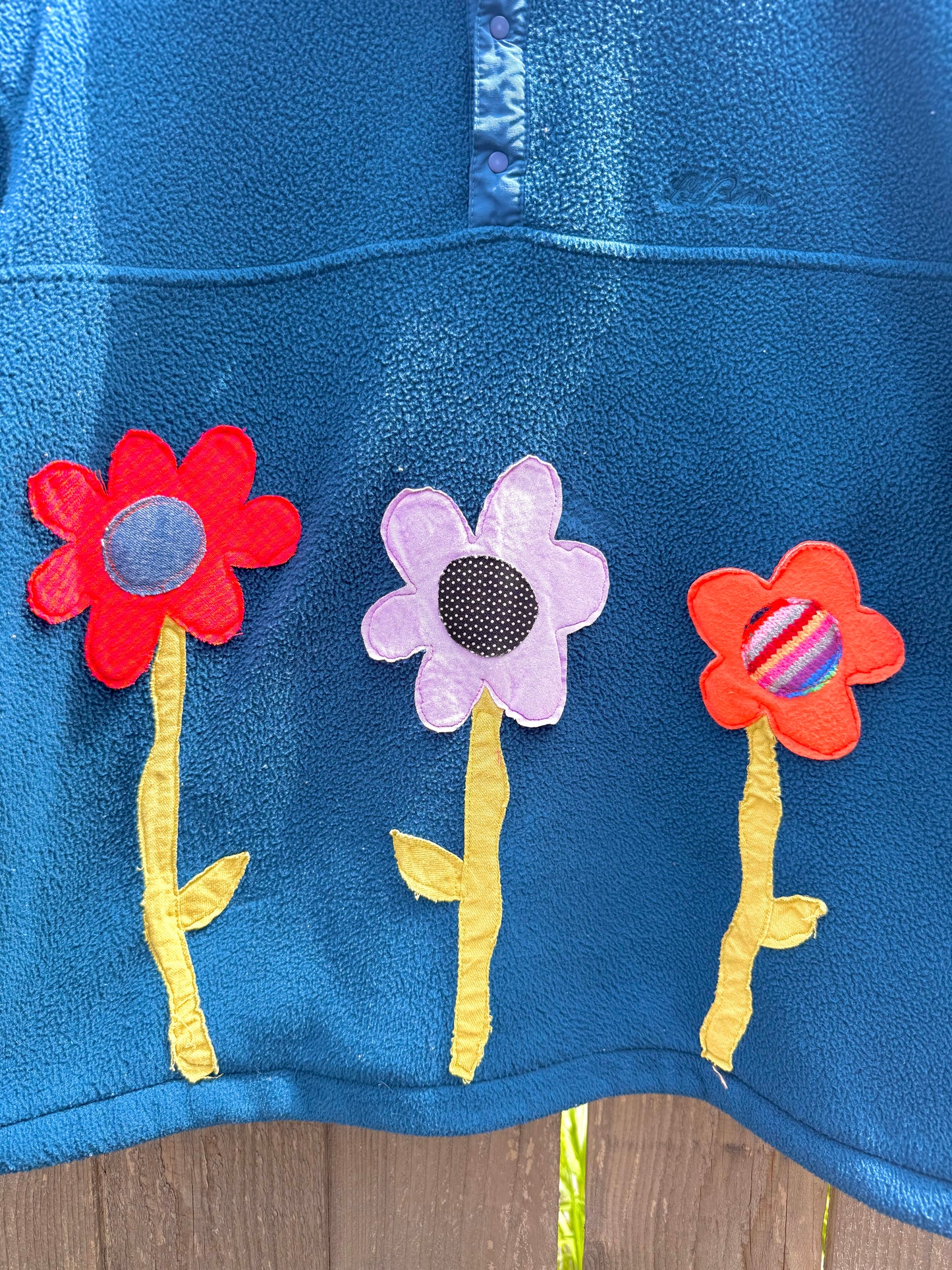 LL Bean Flower Fleece (L/XL)