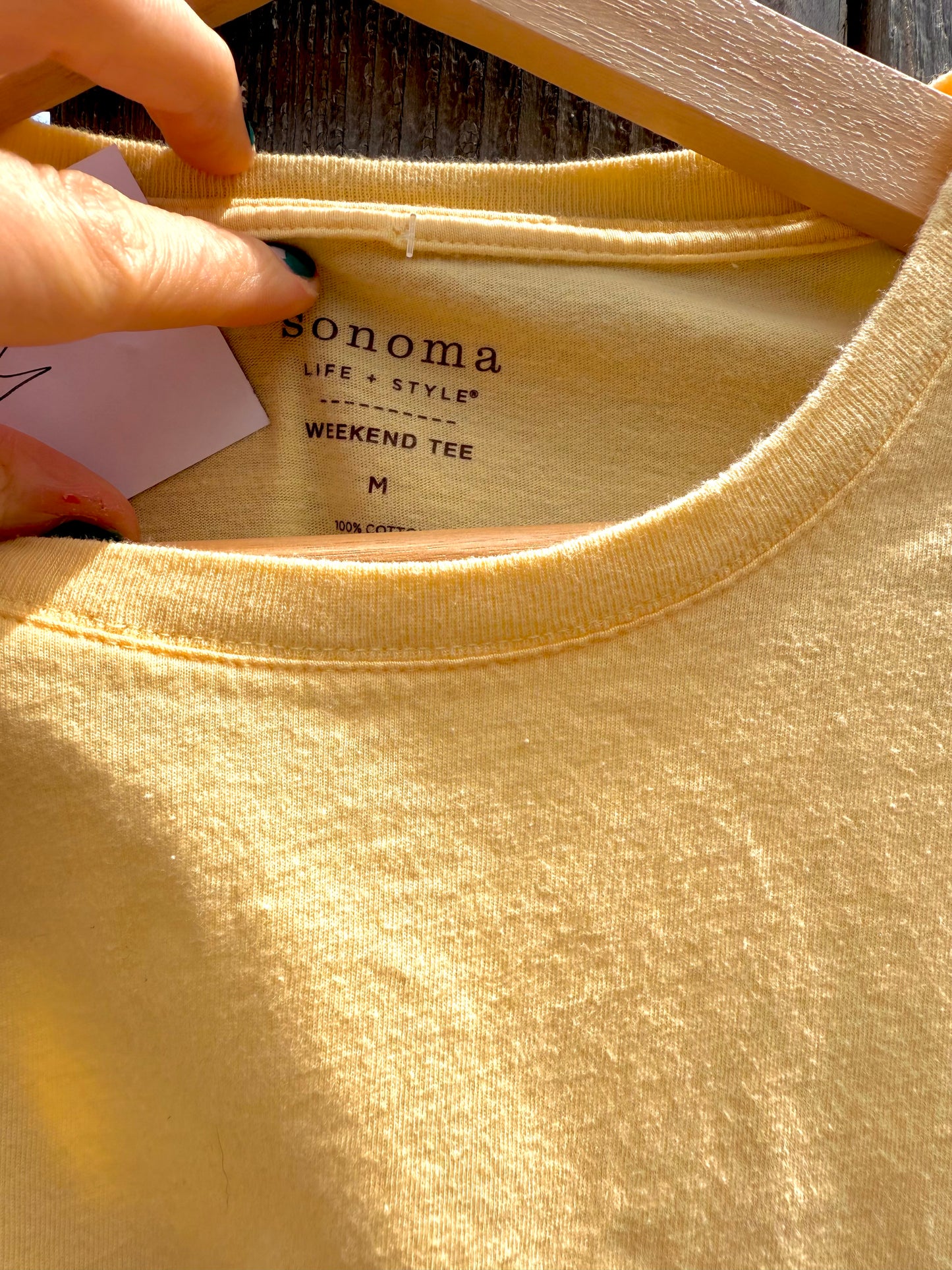 Yellow flower boob tee (M/L)