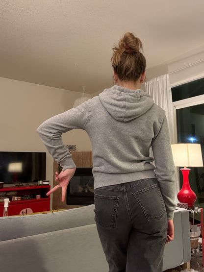 Superstar grey hoodie (S)