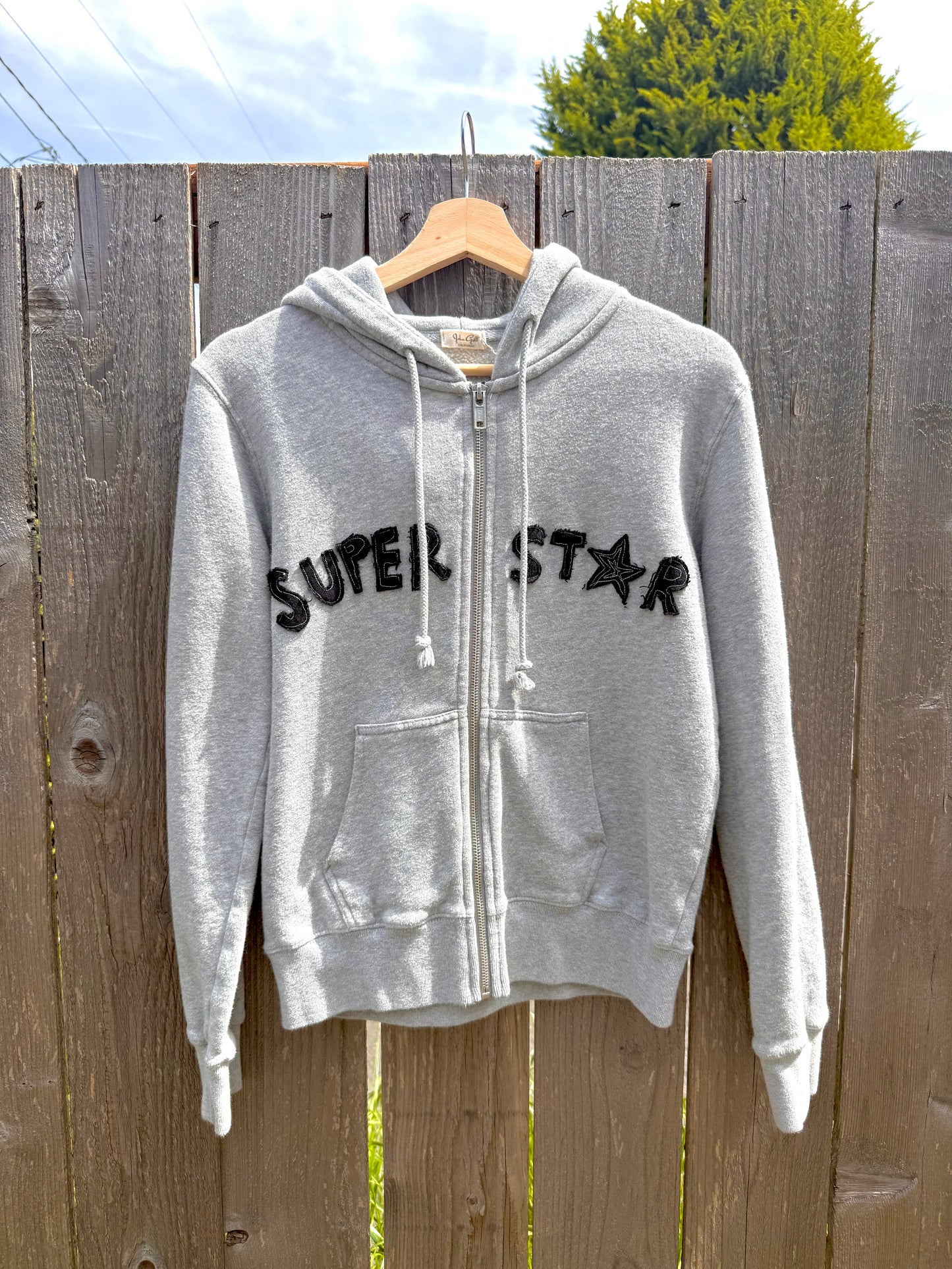 Superstar grey hoodie (S)