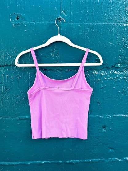 Lavender Denim Tank (M)
