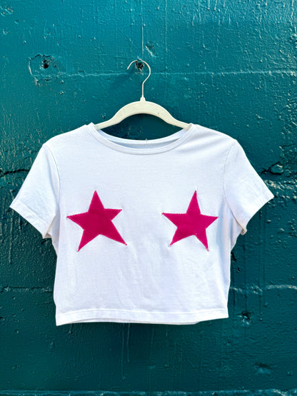 Pink Corduroy Star Boobs (M/L)