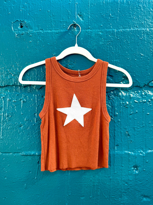 Brown & Cream Star Tank (M)
