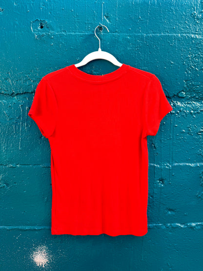 Red & Denim Star T-Shirt (M)