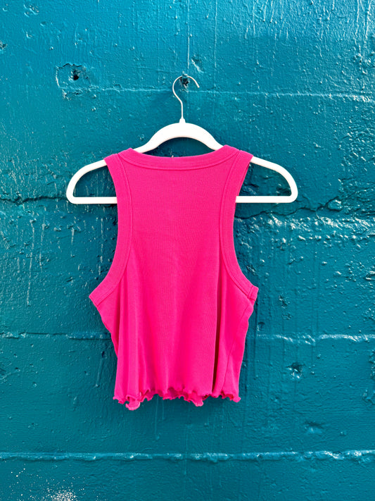 Pink & Striped Star Tank (S/M)