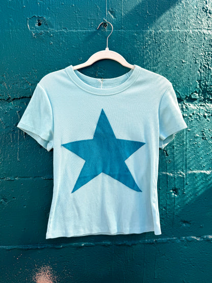 Blue Velvet Star T-Shirt (L)