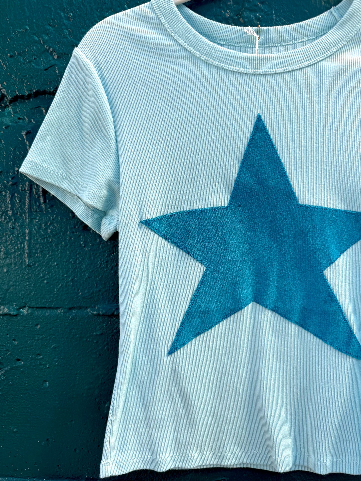 Blue Velvet Star T-Shirt (L)