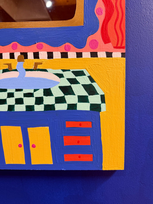 "Whatever" Mirror Painting (18x22)