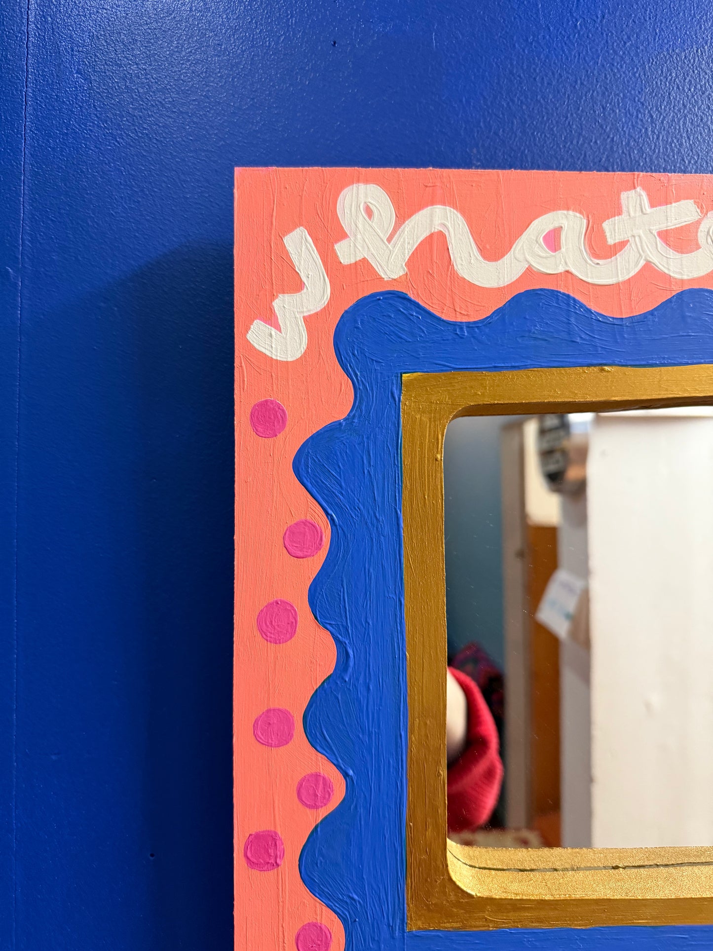 "Whatever" Mirror Painting (18x22)