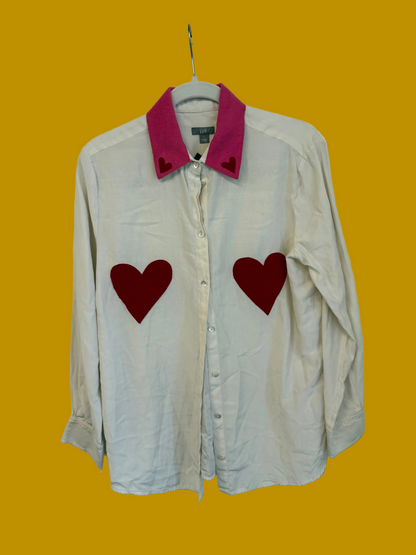 Heart Boob Button Up (XS/S)