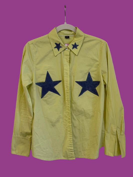 Green Star Boob Button Up (S/M)