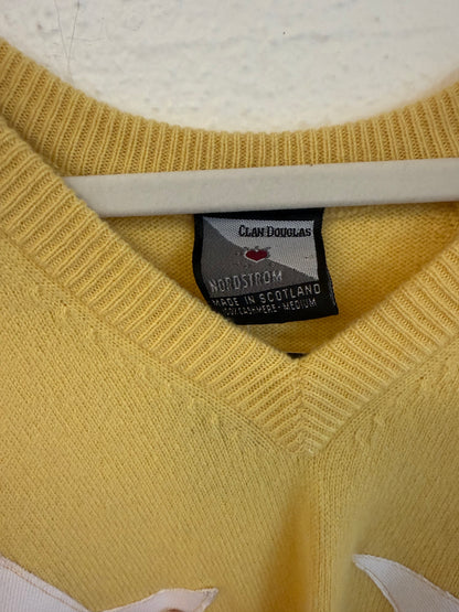 Yellow Star Boob Sweater (L)