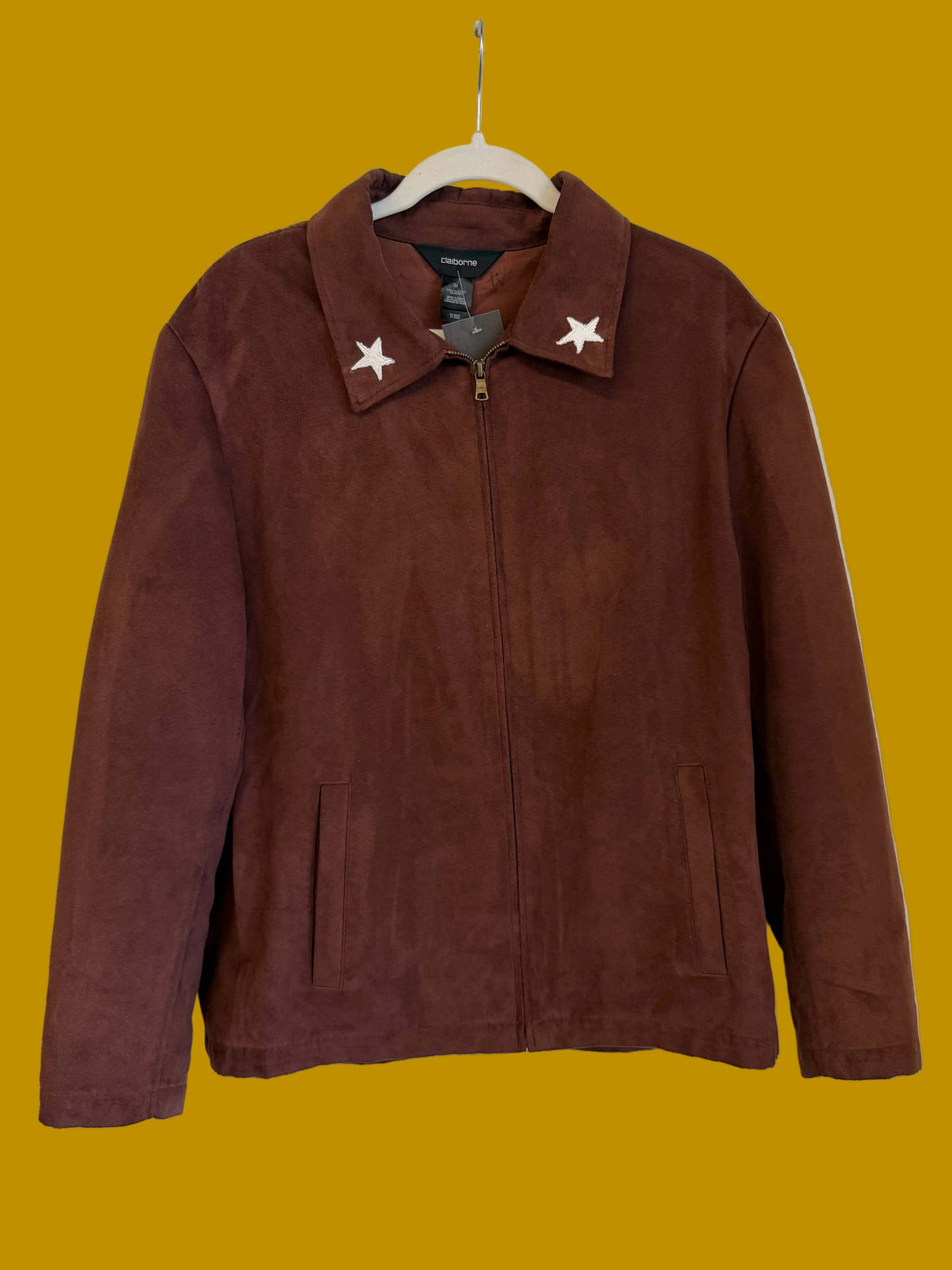 Brown Suede Star Jacket (M/L)
