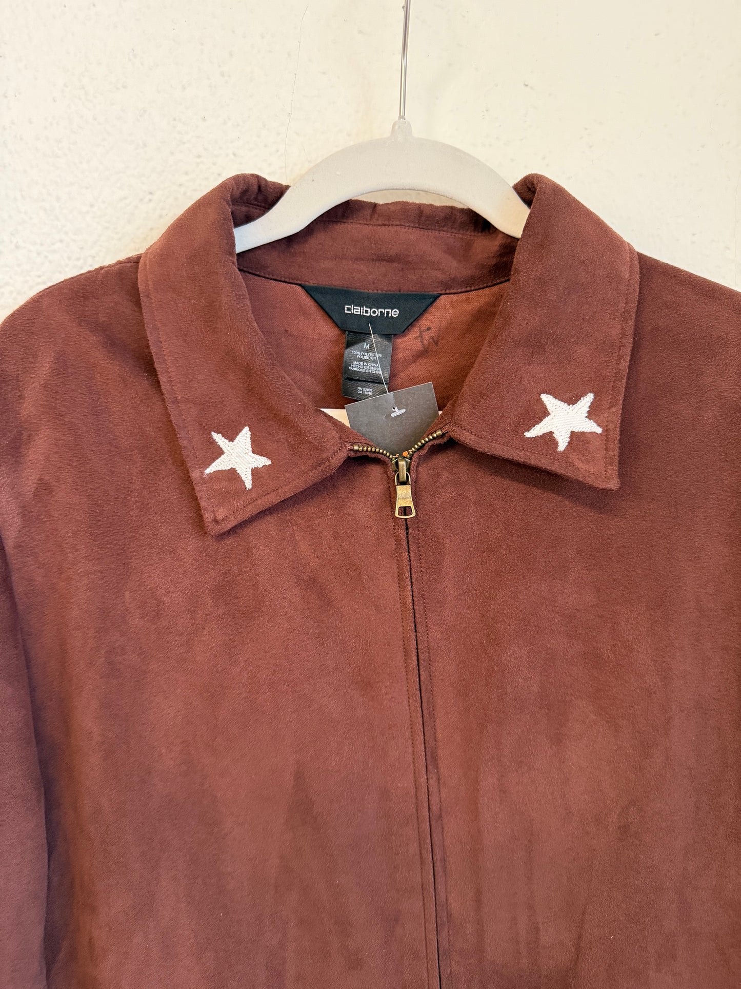 Brown Suede Star Jacket (M/L)