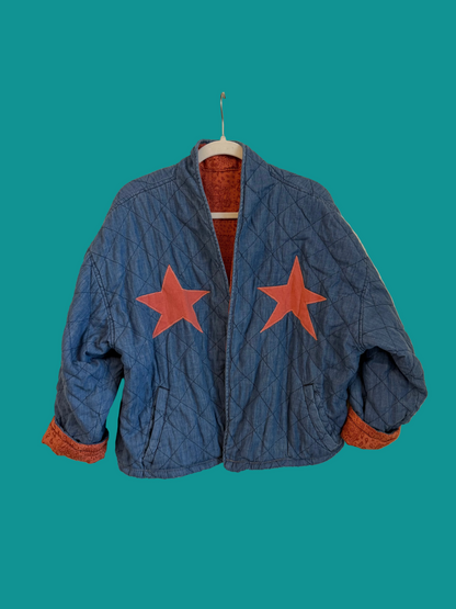 Quilted Star Boob Jacket (L)