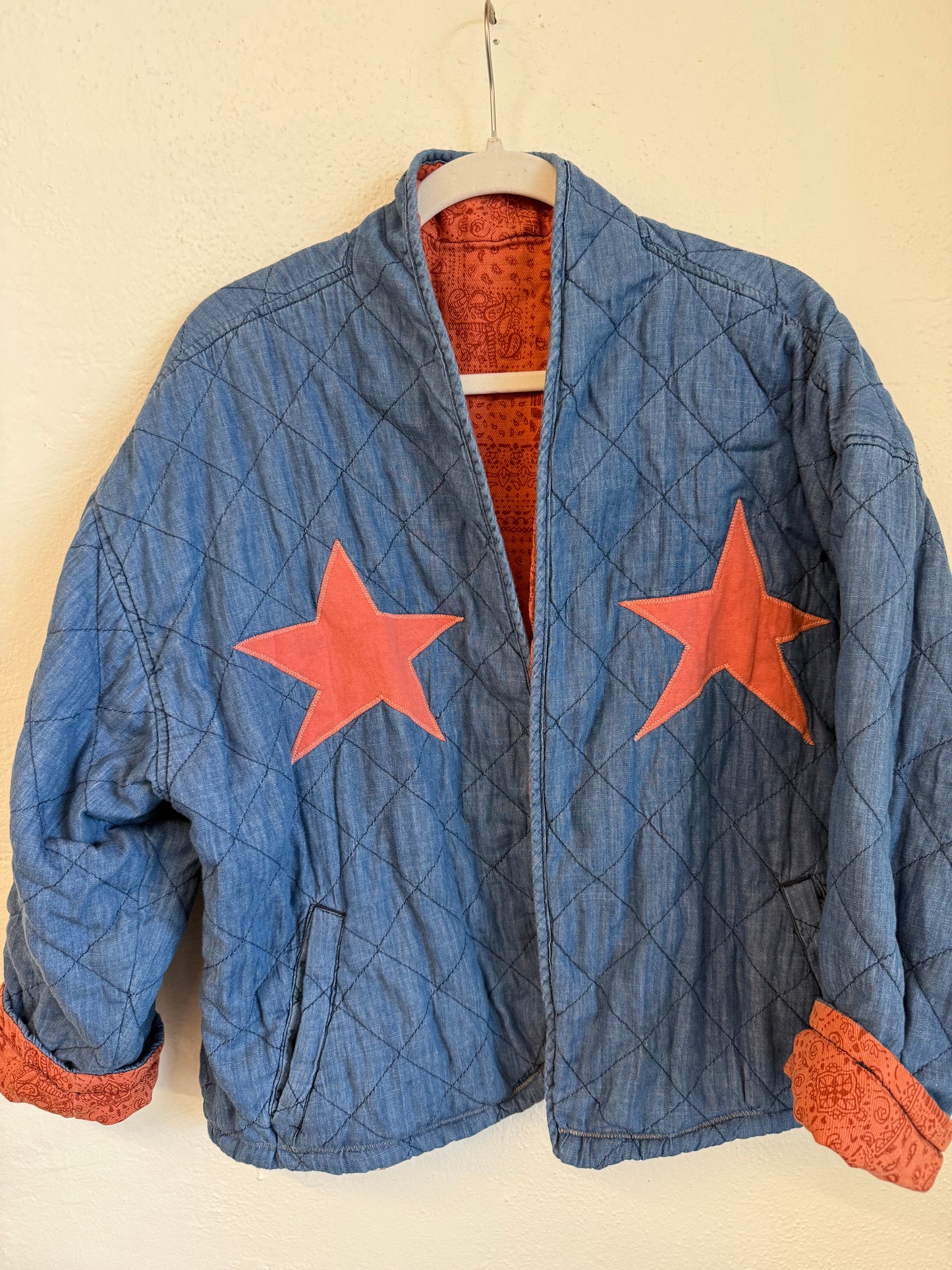 Quilted Star Boob Jacket (L)
