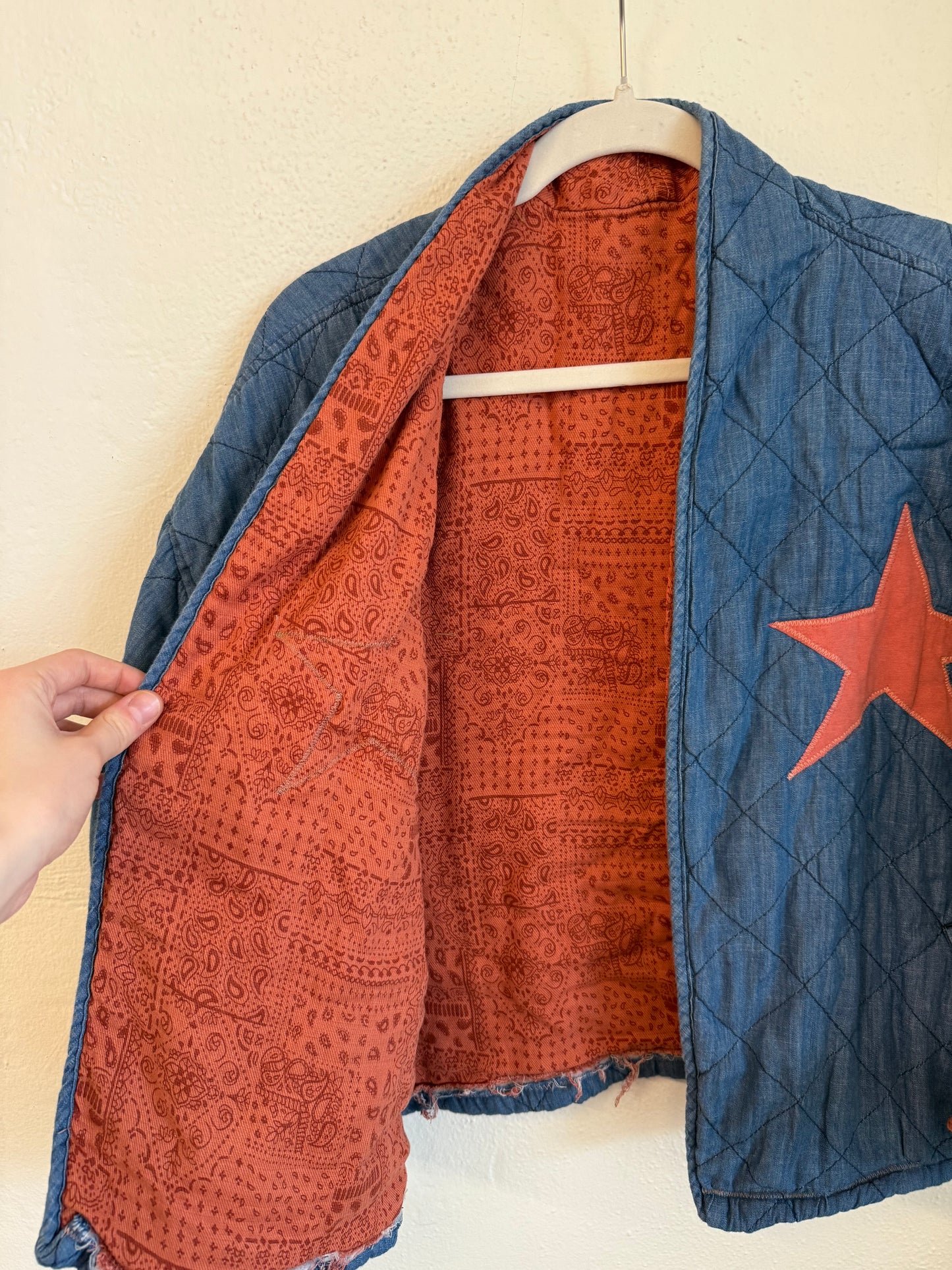 Quilted Star Boob Jacket (L)