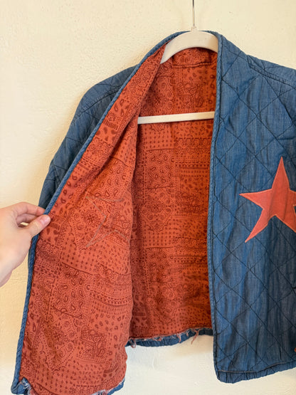 Quilted Star Boob Jacket (L)