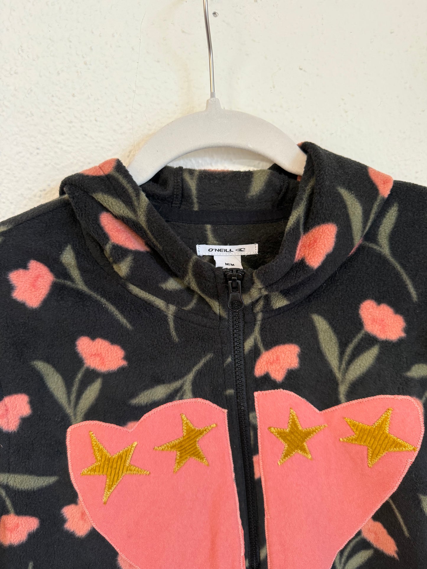 Flower Fleece Quarter Zip (M/L)