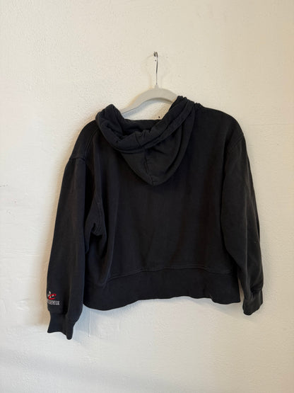 Black Checkered Hoodie (S/M)