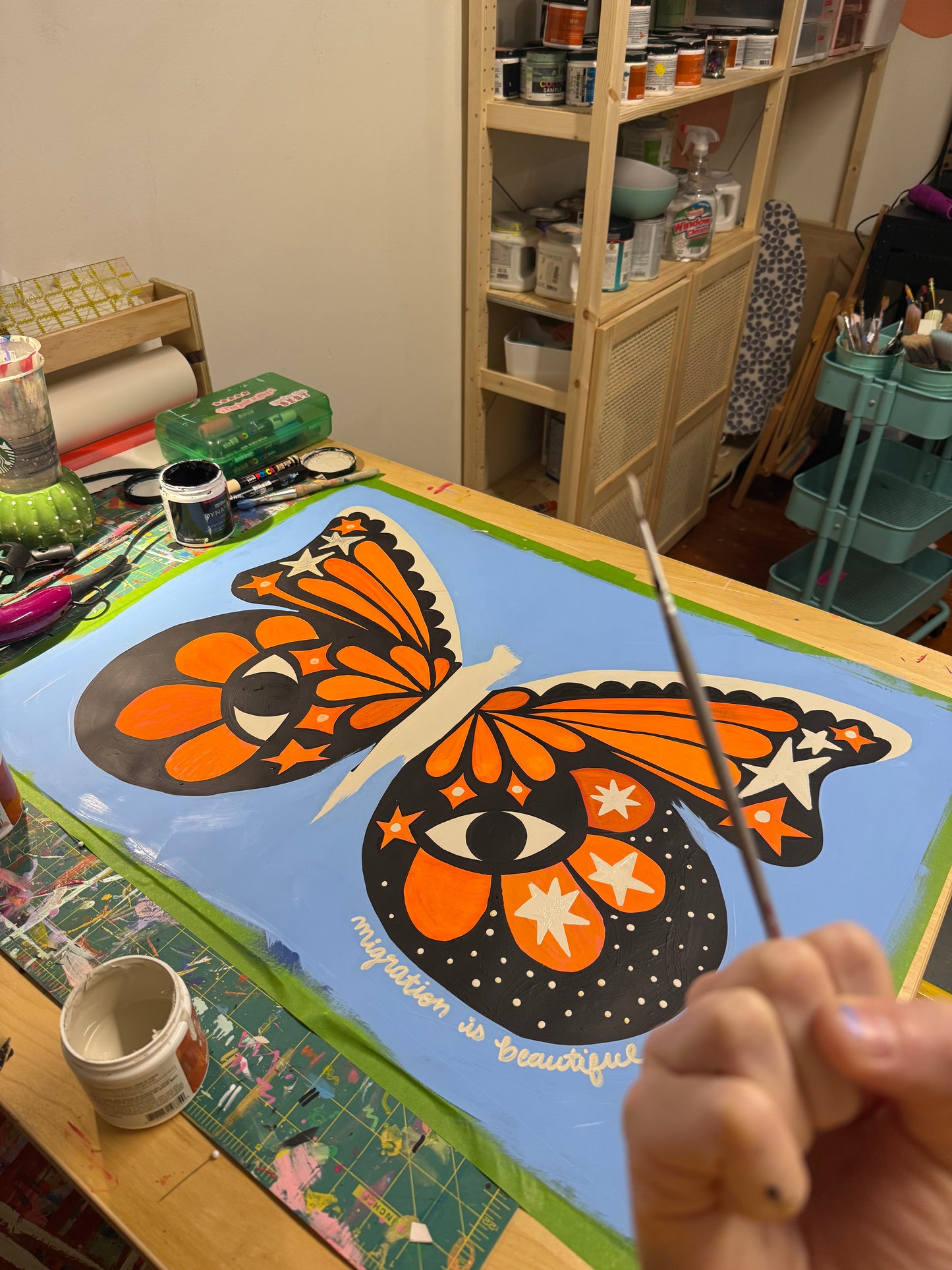 "Migration is Beautiful" 22x30 (for Minnesota)