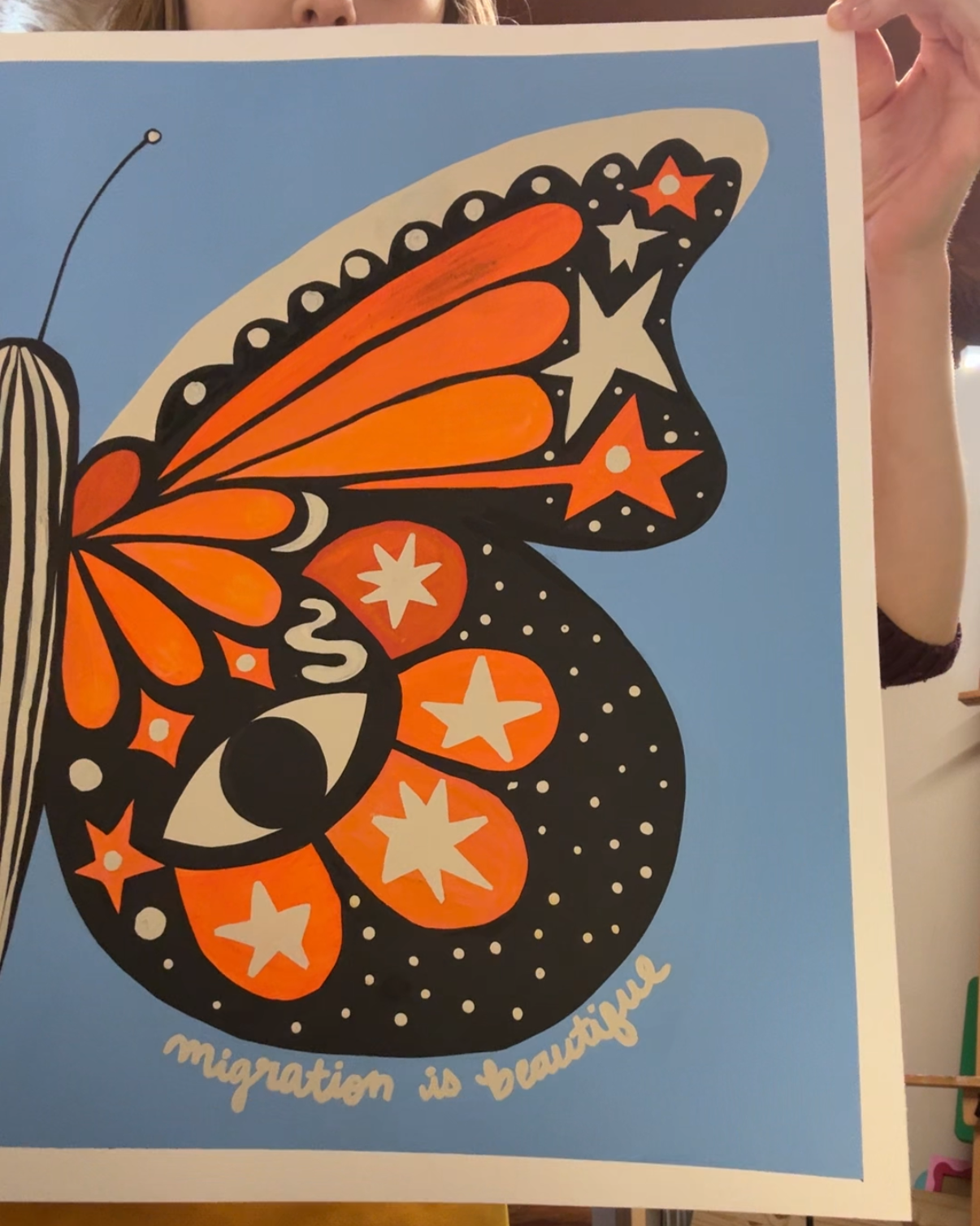 "Migration is Beautiful" 22x30 (for Minnesota)