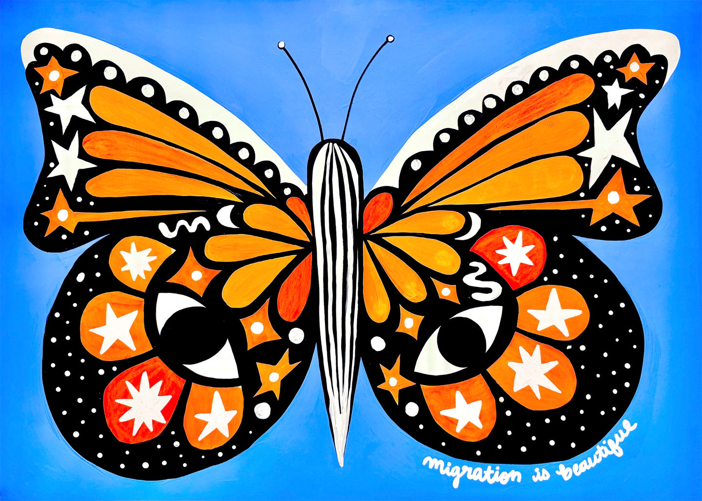 "Migration is Beautiful" 22x30 (for Minnesota)