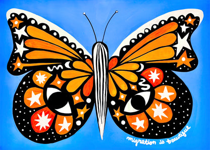 "Migration is Beautiful" 22x30 (for Minnesota)