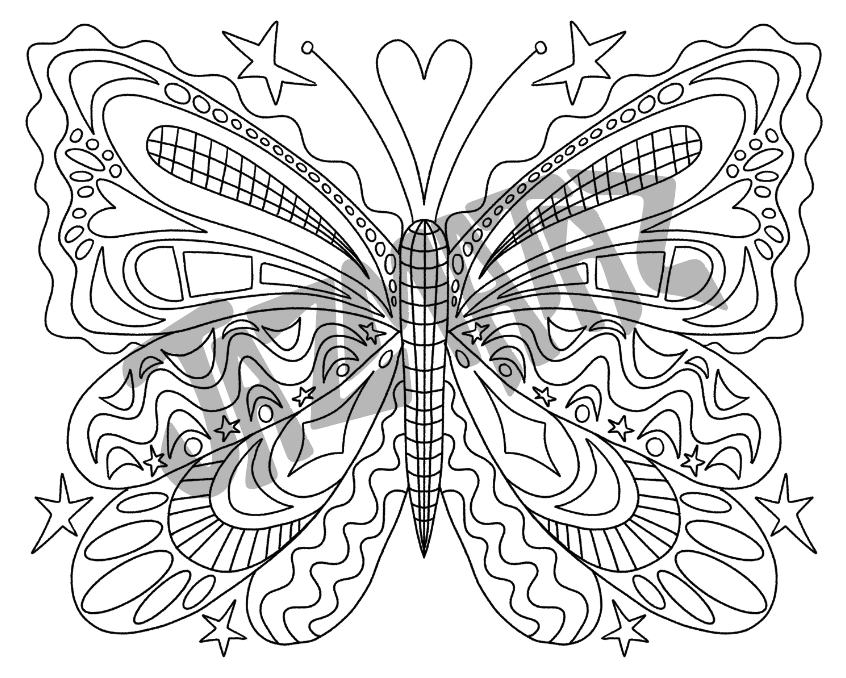 Butterfly Coloring Pages! (printable)