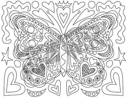 Butterfly Coloring Pages! (printable)